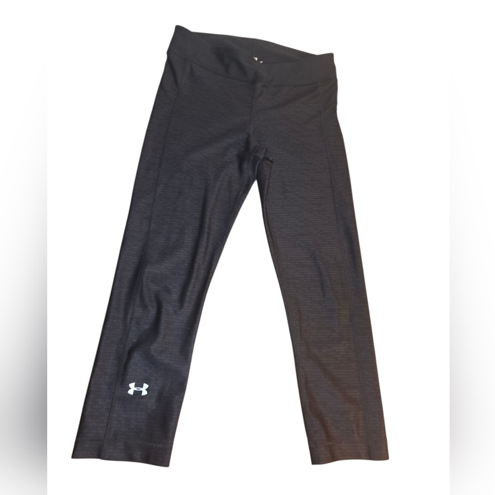 Under Armour Purple/Black Women's Cropped Workout Leggings